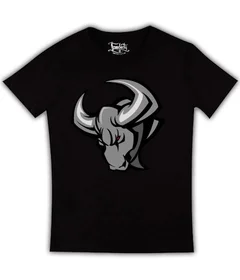 бык талисман на черной